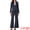 Navy Blue, variant on DARING DIVA Women's Dressy 2 Pieces Office Blazer and Pants Set XS Black