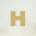 thumbnail image 4 of Package of 1, 8 Inch X 3/4" Thickness MDF Letter H in The Arial Font, Thick, Upper Case for Art & Craft Project, Made in USA, 4 of 4