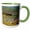 Green/White, variant on 3drose, Norway, Lofoten. Sea Kayaks in Intertidal Zone - Eu21 Fno0074 - Fredrik Norrsell, 11oz Two-tone Yellow Mug