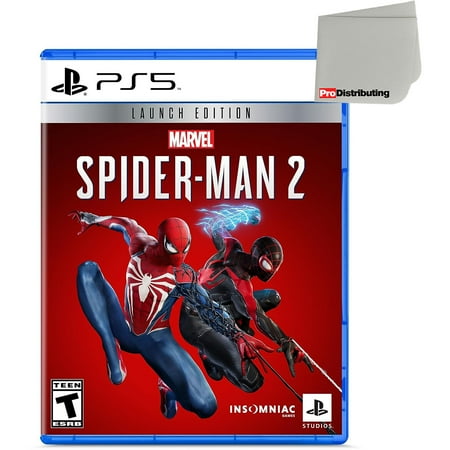 Marvel's Spider-Man 2 Launch Edition - Playstation 5 with Screen Cleaning Cloth