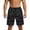 Black, variant on Besolor Men's Plus Size Shorts Wide Leg Drawstring Elastic Waisted Lightweight Quick Dry Outdoor Casual Running Shorts with Zipper Pockets(X-Large,Khaki)