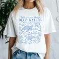 thumbnail image 3 of When You Go Through Deep Waters I Will Be With You Women Shirt, Jesus Shirt, Easter Shirt, Christian Easter TShirt,He Has Rizzen Tee, 3 of 5