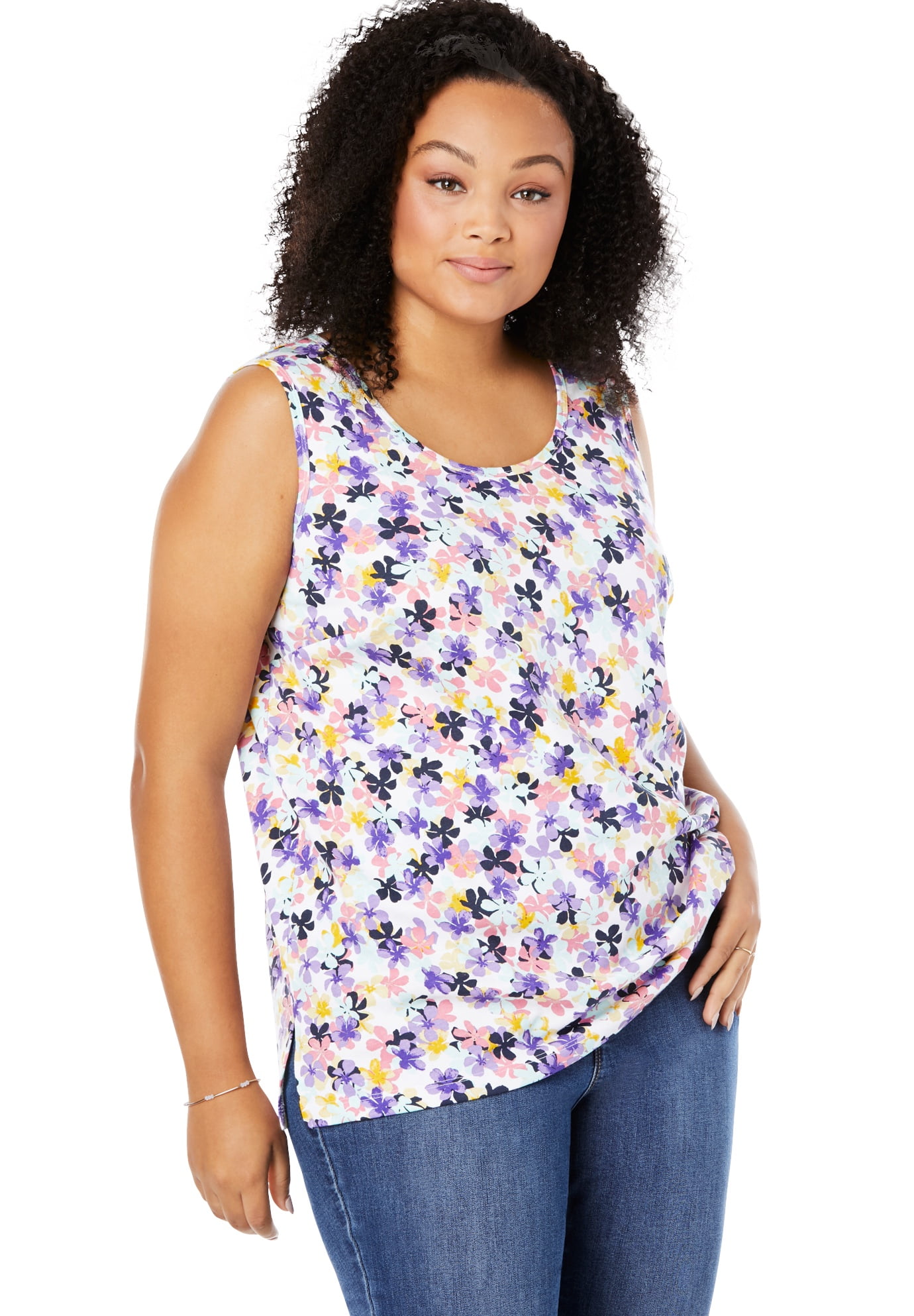plus size tank tops walmart