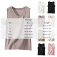 thumbnail image 2 of Gytharion Pj Tank Tops for Women Plus Size Summer Solid Casual Sleepshirt Fashion Loose Sleeveless V-Neck Pajama Shirt Soft Comfy Modal Loungewear, 2 of 6