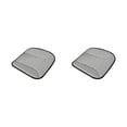 thumbnail image 1 of Youkk 1/2/3 Housse Confortable - Grand Application et Facile à Nettoyer Antidérapant Gris 2 Pcs, 1 of 6