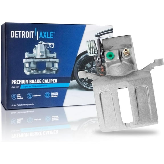 Detroit Axle - Rear Right Brake Caliper for Ford Taurus Mercury Sable Lincoln Continental Mark VII Town Car, Passenger Side Brake Caliper Replacement