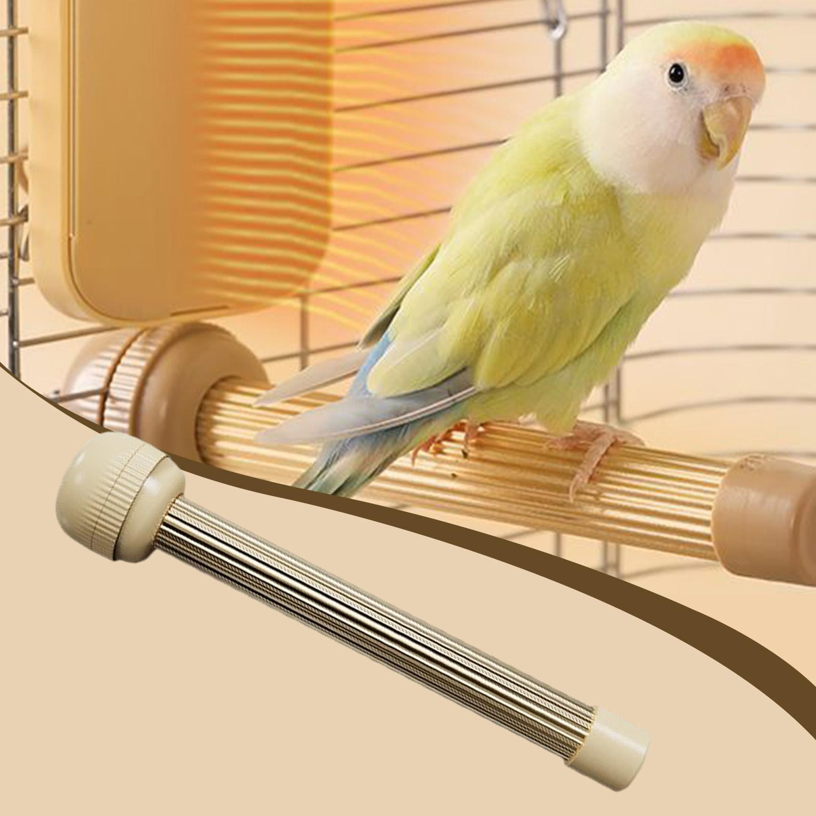 EHJRE Heated Bird Perch, Pet Supplies, Bite, Compact Bird Heater, Cage Accessories for Cockatiels, Parakeets, Parrots, Cockatoos And Small Birds