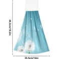 thumbnail image 3 of SKYSONIC Hanging Kitchen Towel 12 x 17 Inch Into The Sky Dandelion Towel Set 2 Pieces of Dry Towels for Kitchen, Bathroom, Laundry Room Table, 3 of 7