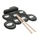 thumbnail image 5 of Tambor electrónico Juego de batería de silicona enrollable USB de tamaño compacto Kit de batería electrónica digital 7 Almohadillas para batería con palillos Pedales para principiantes Niños TOMSHOO Tambor electrónico, 5 of 6