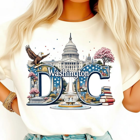 Washington DC Shirt, Capitol Building Tee, Patriotic Art Shirt, American Eagle Shirt, Capital City Shirt, Landmark Art Tee