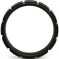 thumbnail image 2 of Stainless Steel Brushed Black Ip-Plated 8mm Grooved Band (Size 9) Made In China sr153-9, 2 of 5