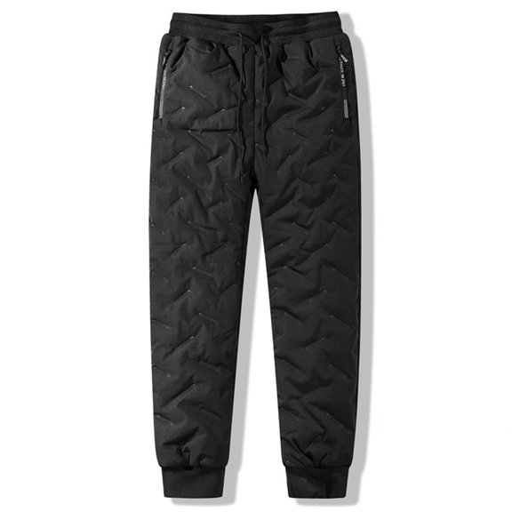 XFLWAM Fleece Lined Sweatpants Women's Winter Thermal Joggers Outdoor Waterproof Windproof Fleece Cargo Snow Ski Hiking Pants