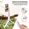 thumbnail image 2 of Trípode para selfies ATUMTEK 55 con control remoto Bluetooth, color blanco, 2 of 8