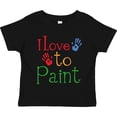 thumbnail image 3 of Inktastic Painting Art I Love to Paint Boys or Girls Toddler T-Shirt, 3 of 5