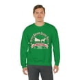 thumbnail image 5 of Adult Womens Horse Drawn Sleigh Rides Crewneck Sweatshirt, Christmas Sleigh, 5 of 7