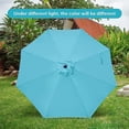 thumbnail image 7 of Simple Deluxe 9" Patio Umbrella Outdoor Table Market Yard Umbrella with Push Button, 7 of 7