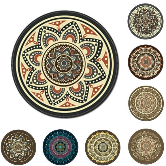 Naierhg Round Computer 3D Game Carpet Mouse Pad Mat Anti Slip Mousepad 36#