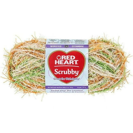 UPC: 0073650009372 | Coats Yarn E833-984 Red Heart Scrubby Yarn Citrus
