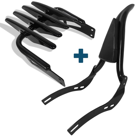 Fjpacemt Luggage Rack Backrest Sissy Bar for 2018-2024 Motorcycle Indian Scout Bobber Icon Rogue ABS