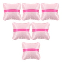 RENACLIPY Dollhouse Supplies Doll Pillows Pink 6Pcs