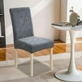 thumbnail image 5 of Chair Cover,High Stretch Armless Chair Covers for Living Room Luxury Thick Textured Chair Slipcovers Modern Furniture Protector with Elastic Bottom, Machine Washable, 5 of 6