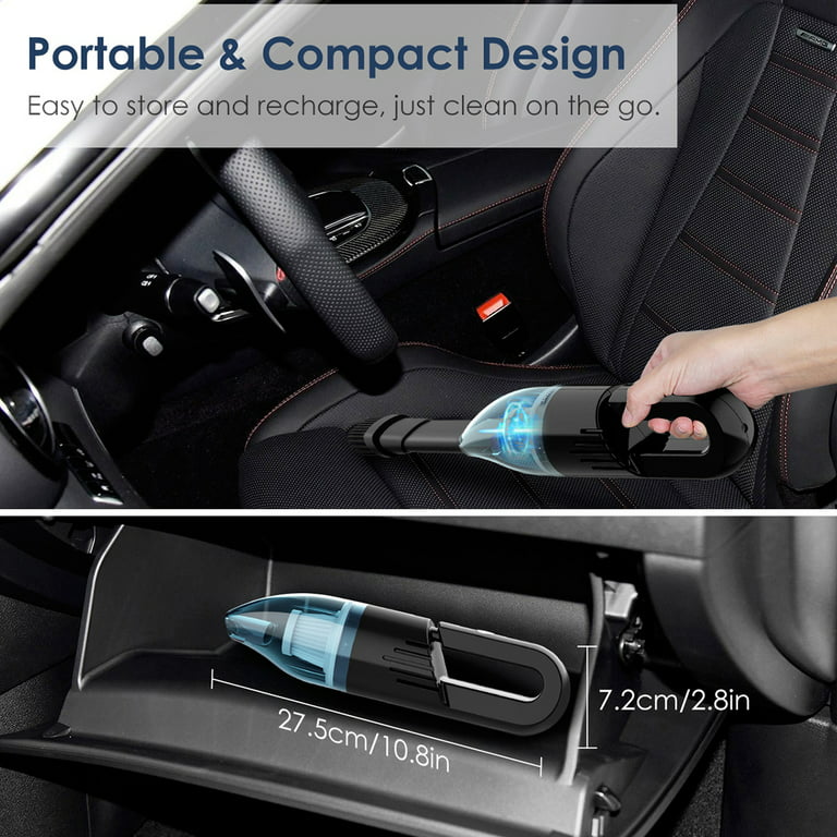 Car Handheld Vacuum Cleaner Cordless Rechargeable Hand Vacuum Portable  Strong Suction Vacuum, 1 unit - Gerbes Super Markets