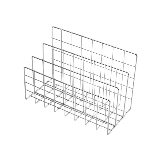Btomtd Iron Metal Three Bookshelf Book Stand Desktop File Book Organization And Storage