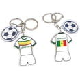 thumbnail image 1 of Yanonmyfd2026 World Cup Soccer Keychain - World Cup Pride Accessory, Football Fan Gift & Souvenir (2PCS),Senegal, 1 of 48