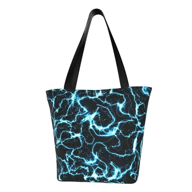 Balery Lightning Bolsa de Hombro con Diseño, Bolsa Grande y Duradera, Bolsa Versátil para Compras