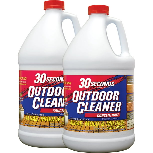 30 SECONDS Outdoor Cleaner Concentrate Rapid Results Cleans stains