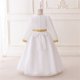 thumbnail image 5 of Odeerbi Niñas Vestido Retro Vintage Musulmán Bordado Islámico Oración Vestido Algodón Princesa Vestidos de Noche Vestidos Formales Túnica Manga Larga, 5 of 9