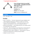 thumbnail image 2 of Front Left Upper Control Arm and Ball Joint Assembly - Compatible with 2003 - 2008 Jaguar S-Type 2004 2005 2006 2007, 2 of 2
