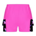 thumbnail image 2 of CHICTRY Kids Girls Ruffles Side Swim Trunks Tankini Shorts Gymnastics Dance Sports Boyshorts Summer Hot Bottoms Hot Pink 14, 2 of 5