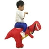 Inflatable Dinosaur Riding Toy Funny Costume Suit Halloween Cosplay Dress up Suit for Children