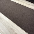 thumbnail image 4 of Custom Size Anti-Slip Machine Washable Loop Pile Dark Brown Runner Rugs ( 1' x 26"), 4 of 6