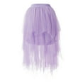 thumbnail image 3 of Michellecmm  Women Tulle Tutu Skirt Irregular Hem Elastic Princess Mesh Skirt, 3 of 9