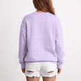thumbnail image 5 of Fall Sweatshirts for Women Casual Crewneck Long Sleeve Cute tops Oversized Pullover Solid Color Loose Fashion Sweatshirts, 5 of 6