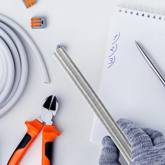 FENGGUIQU 7-Piece Aluminum Plastic Pipe Spring Bender Tool Set for Water and Electrical Plumbing