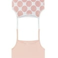 thumbnail image 3 of Buyless Fashion Girls Tagless Cami Scoop Neck Pink Polka Dot Undershirts Cotton Tank (8 Pack) - TW21-8-GDST-6-7, 3 of 7