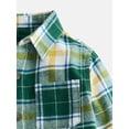 thumbnail image 2 of Wonder Nation Toddler Boys' Flannel Shirt with Long Sleeves, Sizes 12M-5T, 2 of 3