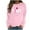 Pink, variant on Pink Breast Cancer T Shirts for Women Inspirational Letter Print Cancer Awareness Tops Comfy Long Sleeve Drop Shoulder Pullovers Fall Casual Holiday Tees White XXL