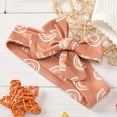 thumbnail image 5 of FRSASU Newborn Infant Baby Girls Romper Tops+Rainbow Print Short Pants +Headbands Sets, 5 of 8