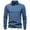 Dark Blue, variant on Lmnyox Men's Thermal Tops Long Sleeve Half Zip Stand Collar Shirts Fall Winter Solid Fashion T Shirts
