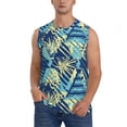 thumbnail image 1 of Bingfone Hawaiian Style Pattern Men's Tank Tops Workout Sleeveless Tee Shirts Running Beach Tanks for Men-Small, 1 of 7