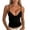 Black, variant on Women's Deep V Neck Sleeveless Tank Top Adjustable Spaghetti Strap Slim Fit Crop Soft Bodycon Cami Top,Black,Women's S-L