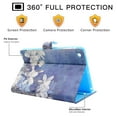 thumbnail image 2 of iPad Air 3 Case, iPad Pro 10.5 Inch Case, Allytech PU Leather Slim Fit Folding Stand Smart Cover Auto Sleep Wake Full Protective Shockproof Cards Pocket Wallet Case for Apple iPad Pro 10.5",Mangnolia, 2 of 6