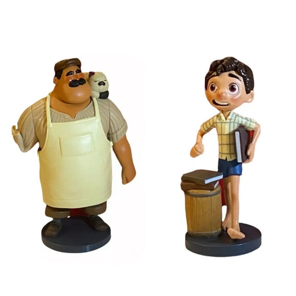 Massimo Machiavelli & Luca Boy Cake Topper PVC Figure Figurine 3” Rare New Gift