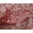 thumbnail image 5 of oneOone Silk Tabby Red Fabric Block Sewing Craft Projects Fabric Prints By Yard 42 Inch Wide-Z4, 5 of 5