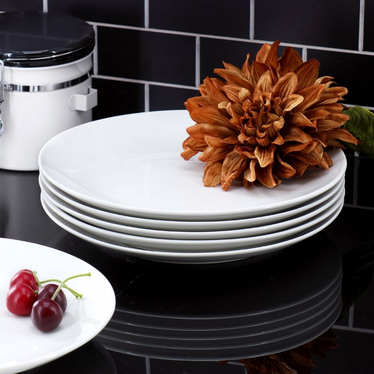 Elama Professional Kitchen 12-Piece Porcelain Dinner Plate Set photo 7