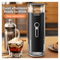 thumbnail image 4 of Petite Cafetière Portative Cafetière Électrique à Capsules Machine à Café Portative Compatible avec Poudre de Café et Capsule de Café, VR, Randonnée, Bureau, 4 of 6